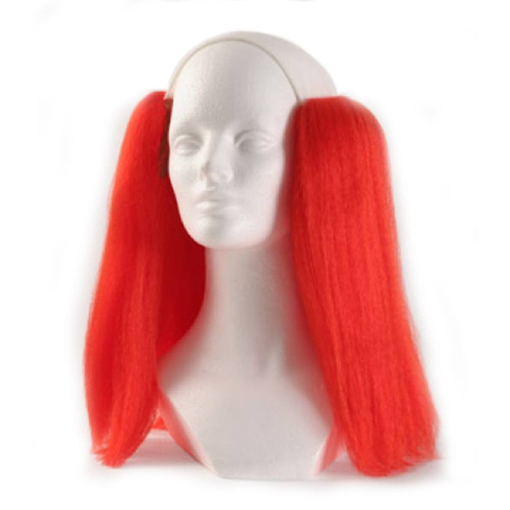 Alicia Bald Straight Clown Wig - Red