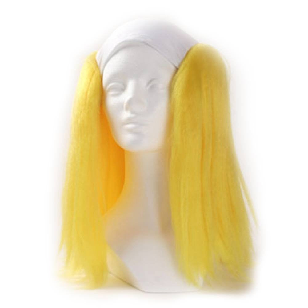 Alicia Bald Straight Clown Wig - Yellow