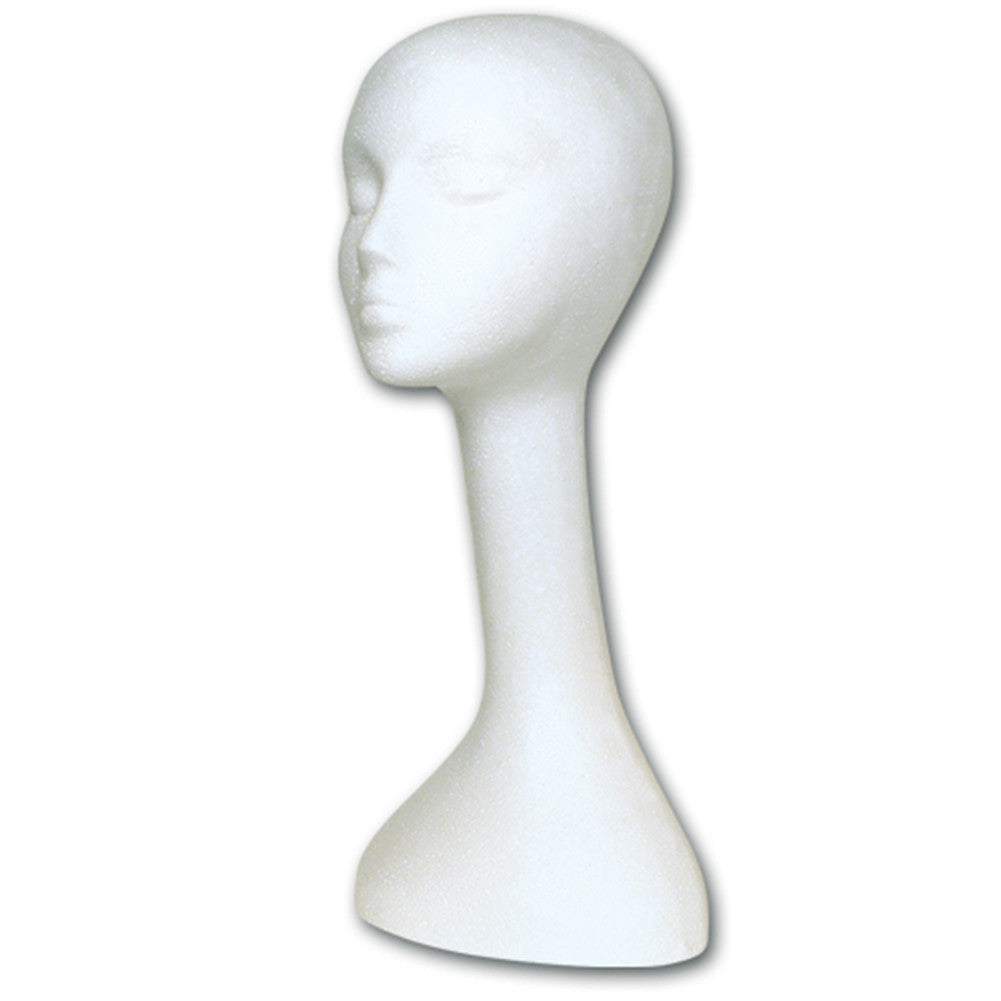 Styrofoam Head - Long Wig (20" High)