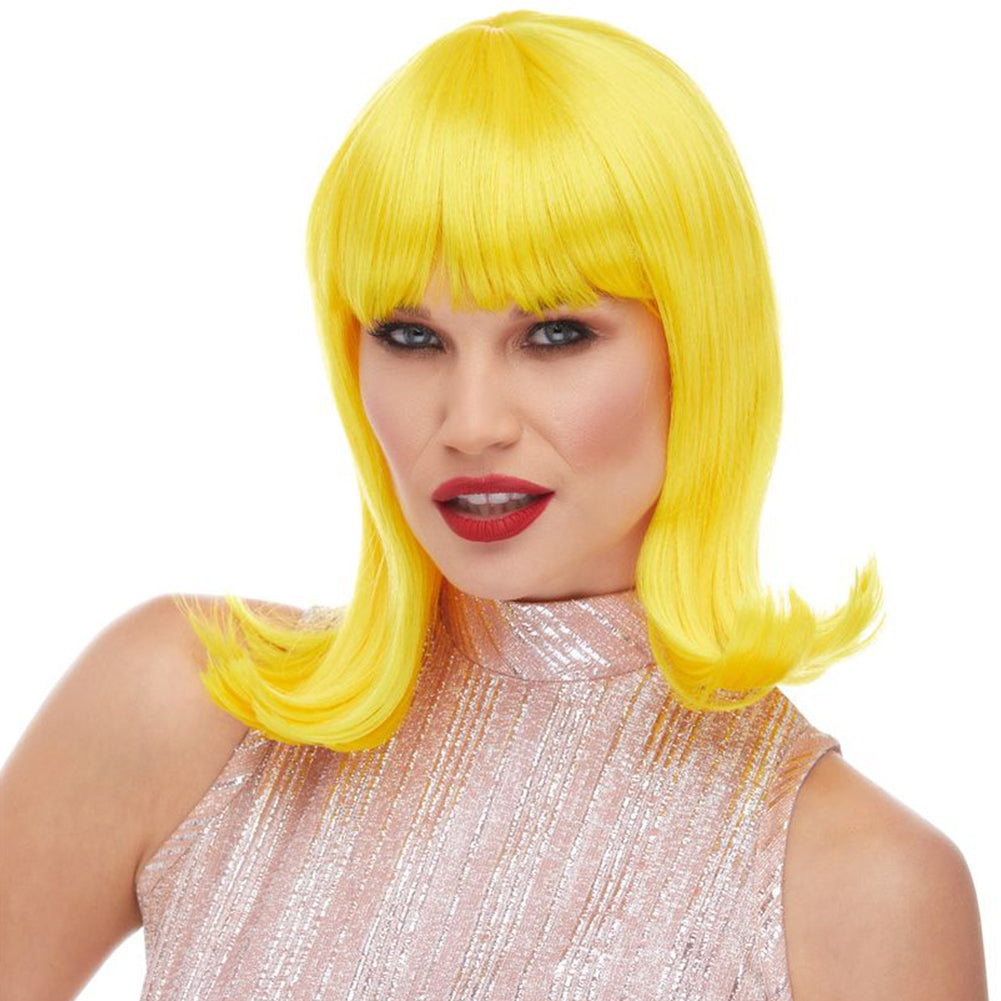 Characters By West Bay Peggy Sue Wig - Yellow
