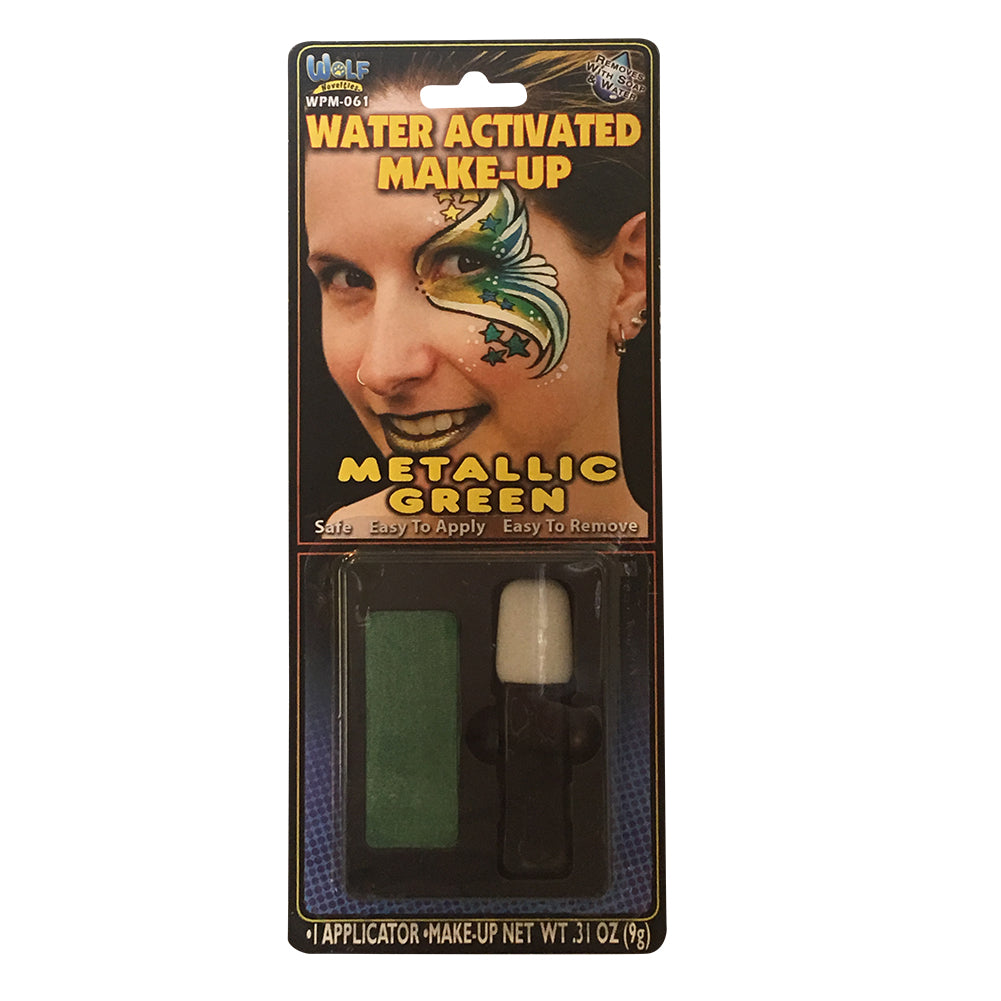 Wolfe FX Metallic Green Water Based Makeup w/ Applicator (9 gm)